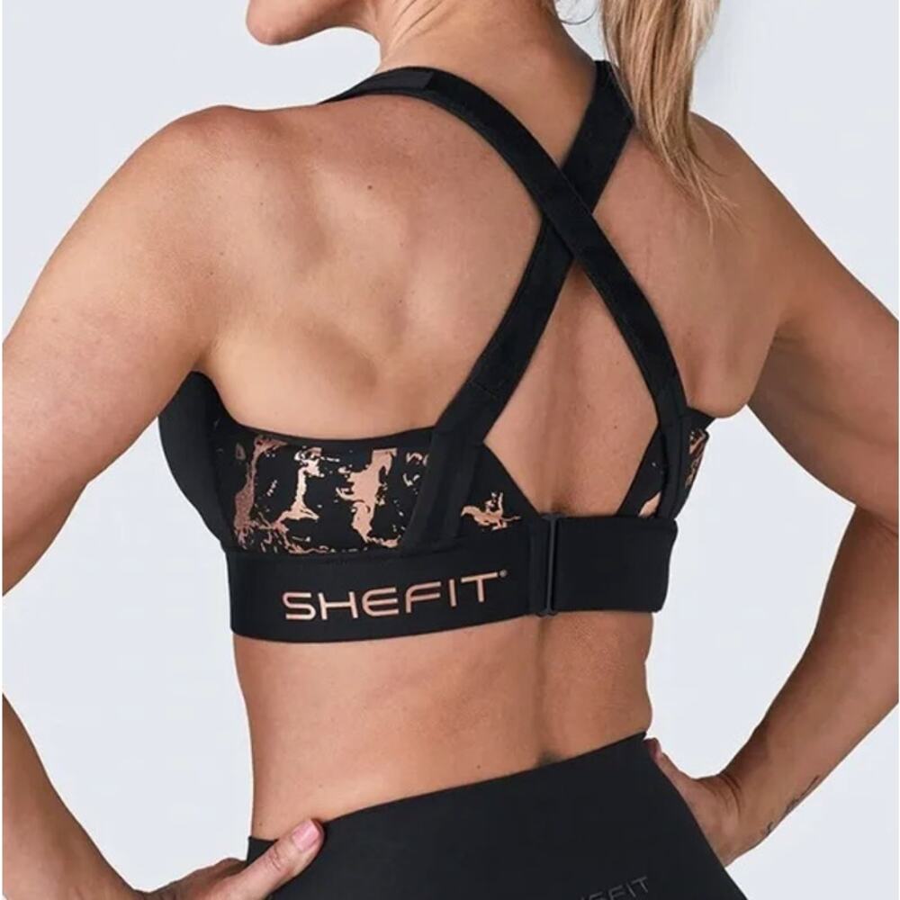 SHEFIT Flex Sports Bra Medium Impact 110003 Black Medium